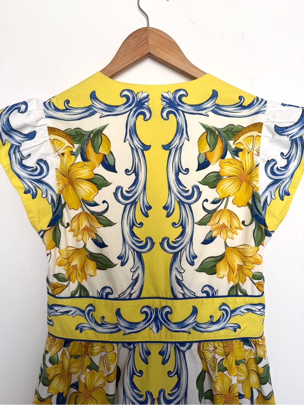 FARM Rio Sicily Scarf Print Cotton Maxi Dress, Size S, NWT π§π· - Picture 13 of 16